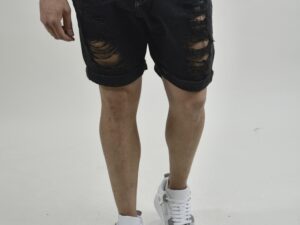 Bermuda de jean all black