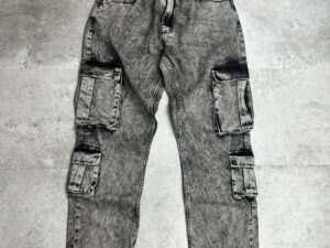 Denim cargo gris