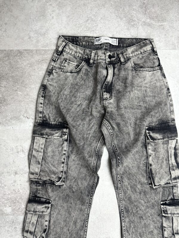 Denim cargo gris - Image 2
